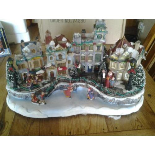 Kerst dorp / ijsbaan van intratuin