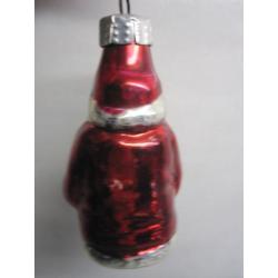 Oude Vintage Kersversiering Kerstbal Kerstman met Boom