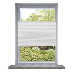 vidaXL Plisséjaloezie 50x125 cm wit