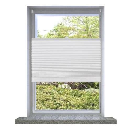 vidaXL Plisséjaloezie 50x125 cm wit