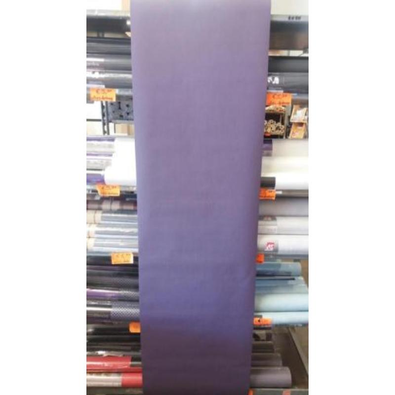 Paars vliesbehang €5,50