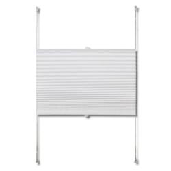 vidaXL Plisséjaloezie 50x125 cm wit
