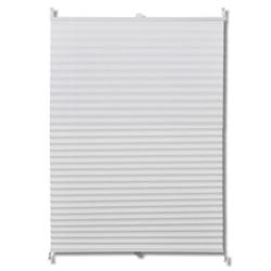 vidaXL Plisséjaloezie 50x125 cm wit