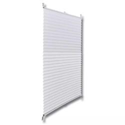 vidaXL Plisséjaloezie 50x125 cm wit