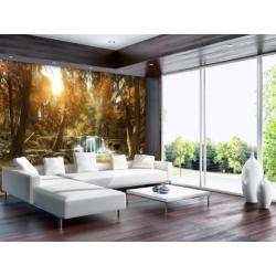 Fotobehang waterval Gratis Lijm en Verzenden 110470