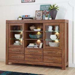 Moderne robuuste buffetkast met LED Rustico NU 549 NIEUW