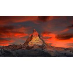 FB02 Bergen op fotobehang - Vliesbehang in heel veel maten