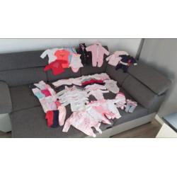 Groot pakket baby meisjes kleding maat 50/56