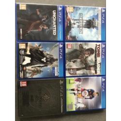 Te koop PlayStation PS4 500gb incl. 7 games