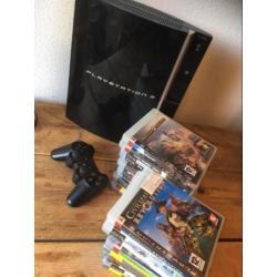PlayStation 3 met extra poort 18 games en controller