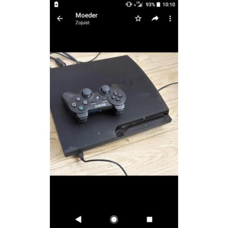 Playstion 3 te koop plus met spellen