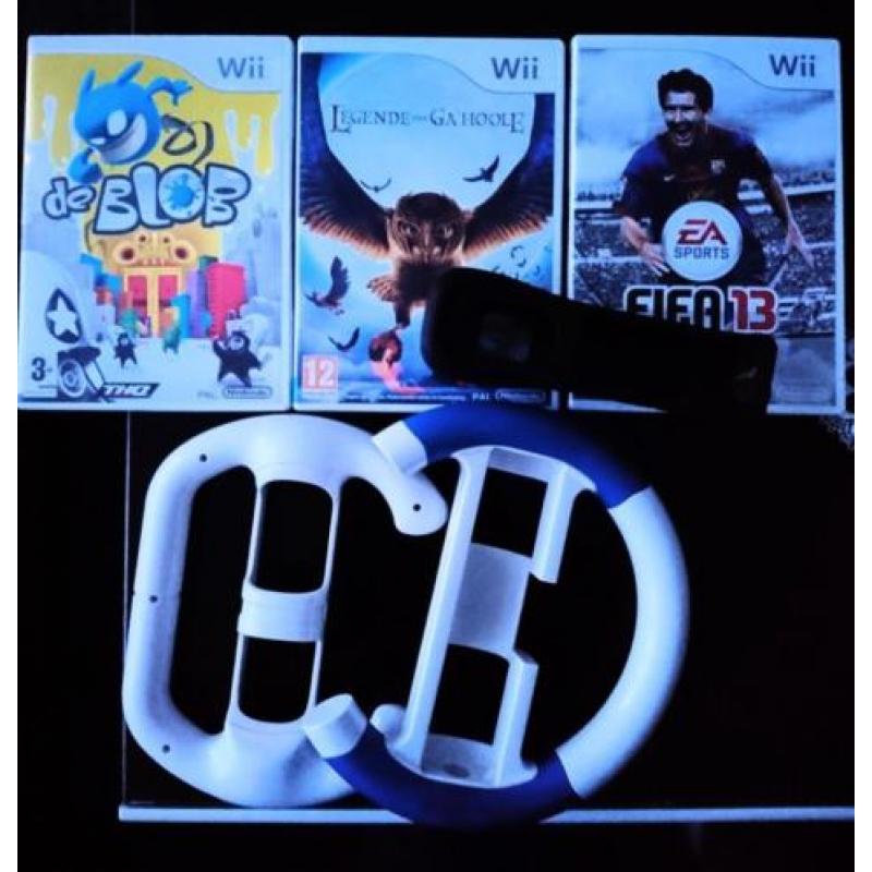 Wii stuurtje + 3 speeltje