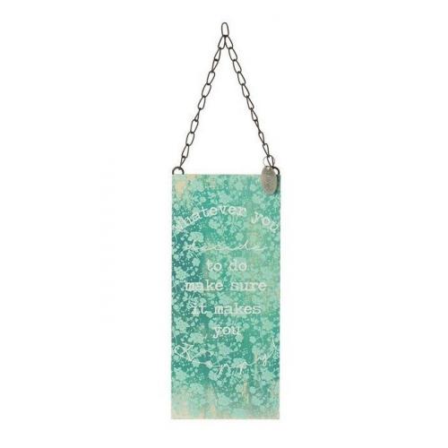 Riverdale tesktbord Flower Aqua 25cm