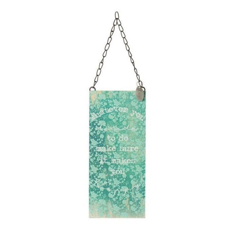 Riverdale tesktbord Flower Aqua 25cm