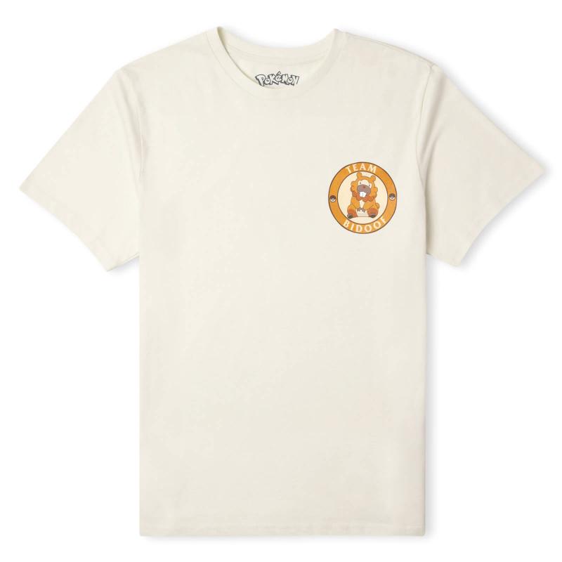 Pokémon Team Bidoof Unisex T-Shirt - Cream - L - Wit
