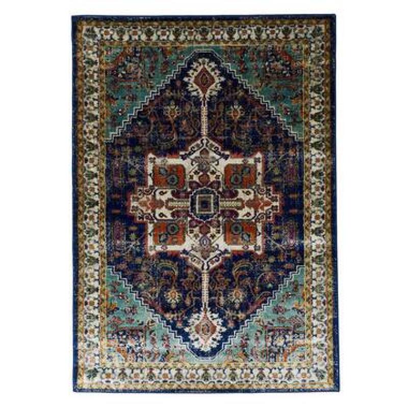 Floorita vloerkleed Ashley blauw 180x270 cm Leen Bakker