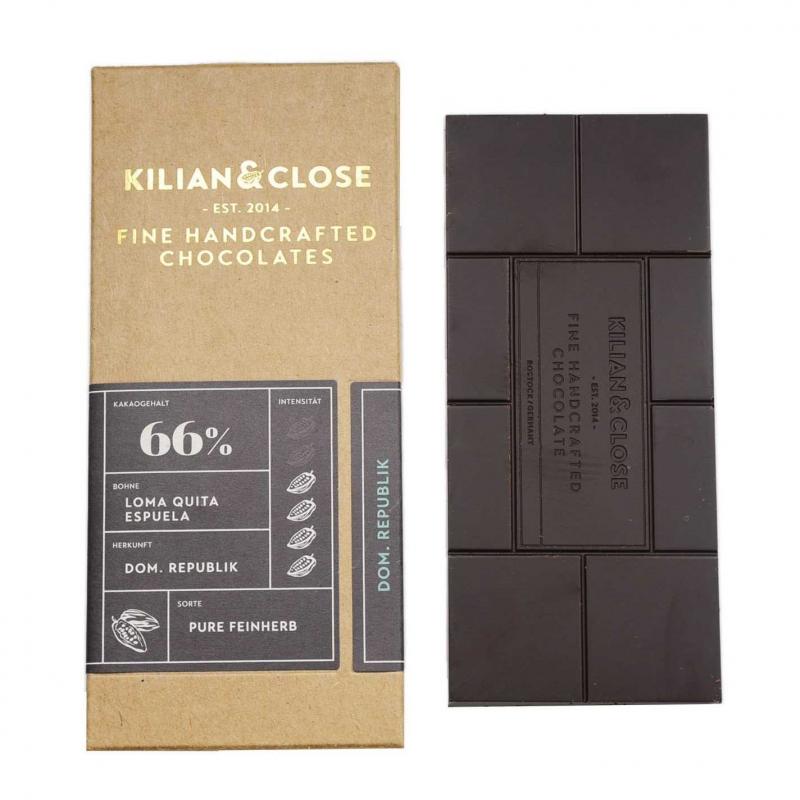 Kilian Close Chocolade 66% Pure Dominican Republic Bio
