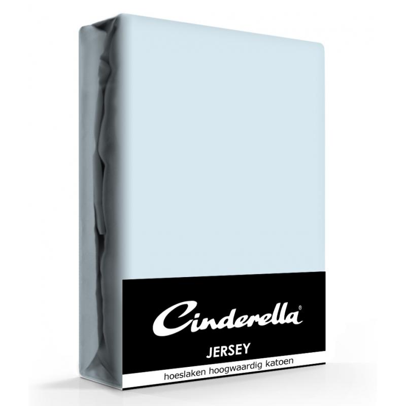 Cinderella Jersey Hoeslaken Sky Blue-70 x 200 cm