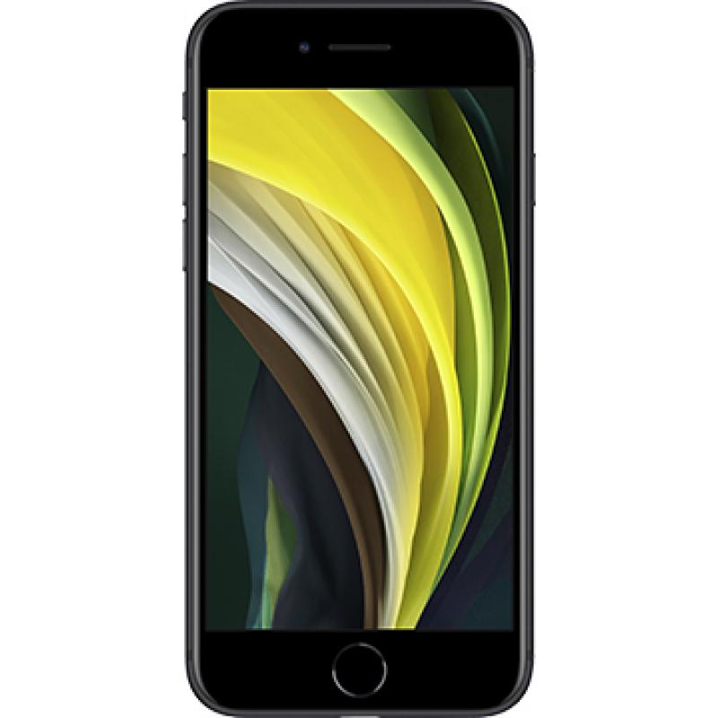 Apple iPhone SE 128GB (zwart) met 200 min sms en 2500 MB 4G
