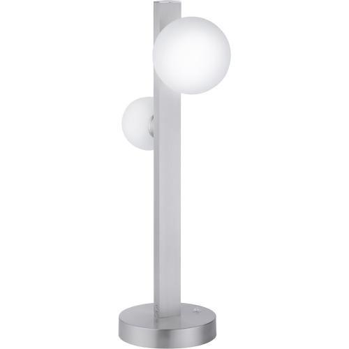 LED Tafellamp WiZ Smart LED Trion Dulpio 6W Aanpasbare Kleur Dimbaar Afstandsbediening Rond Mat Nikkel Aluminium