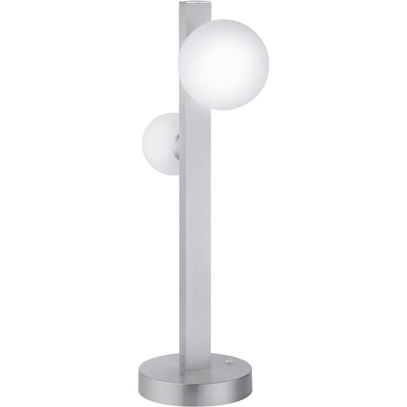 LED Tafellamp WiZ Smart LED Trion Dulpio 6W Aanpasbare Kleur Dimbaar Afstandsbediening Rond Mat Nikkel Aluminium