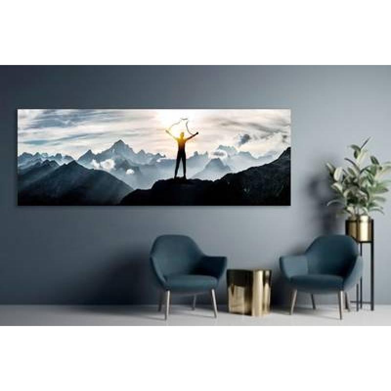 Foto op aluminium 10x38 cm