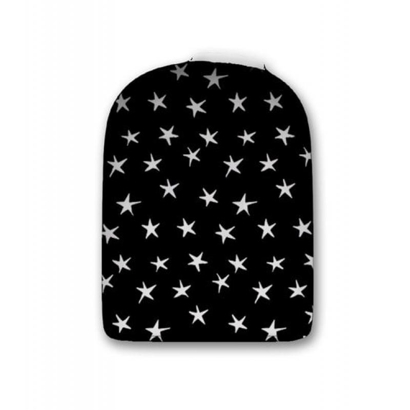 Omnipod Sticker - Black & White Stars
