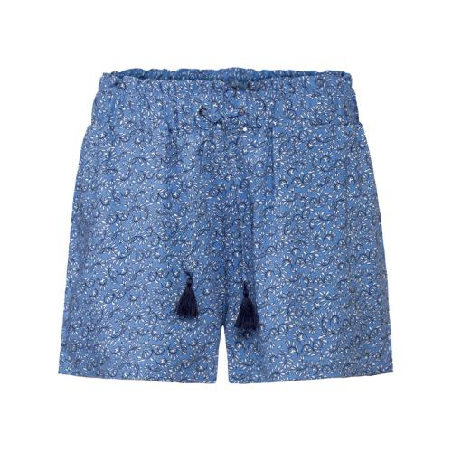 Dames short 42, All over print blauw
