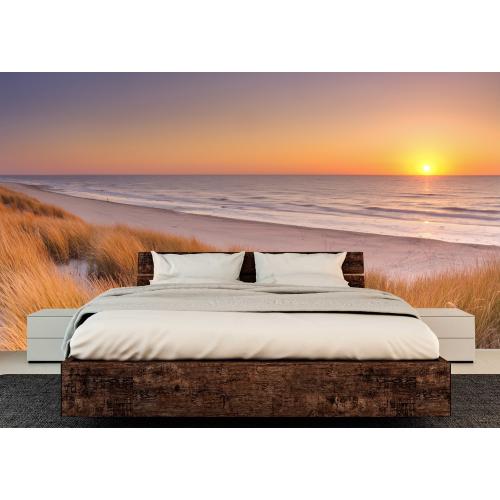 Vlies fotobehang Zonsondergang op Texel