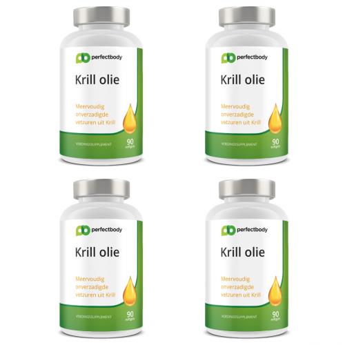 Perfectbody Krill Olie Capsules 4 pack 360 Softgels