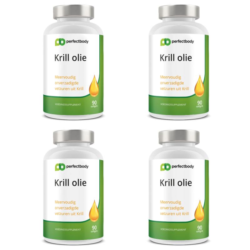 Perfectbody Krill Olie Capsules 4 pack 360 Softgels