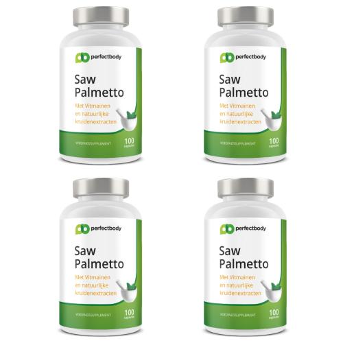 Perfectbody Saw Palmetto (zaagbladpalm) Capsules 4 pack 240 Capsules