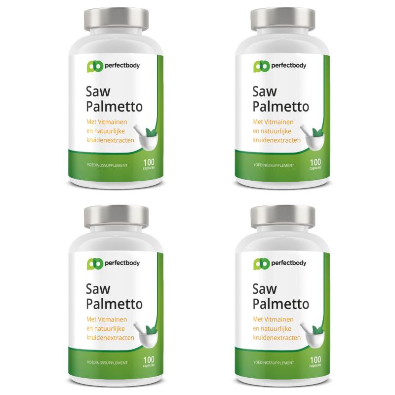 Perfectbody Saw Palmetto (zaagbladpalm) Capsules 4 pack 240 Capsules