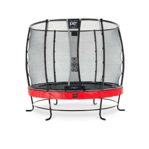 Exit Elegant Premium Trampoline Ø253cm met Deluxe Veiligheidsnet Rood