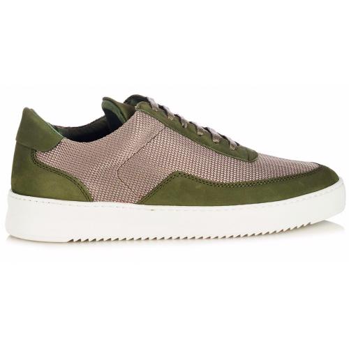Filling Pieces Low Mondo Ripple Nardo Mesh Army Green 45