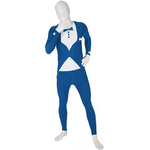Originele morphsuit smoking blauw